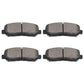 Geekstop Ceramic Rear Kit 2002-2004 Chrysler 300M, 2001-2003 Chrysler PT Cruiser -4pcs