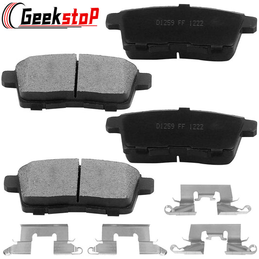 Ford Edge Lincoln MKX Mazda 07-12 CX-7 CX-9 Rear Ceramic Brake Pads