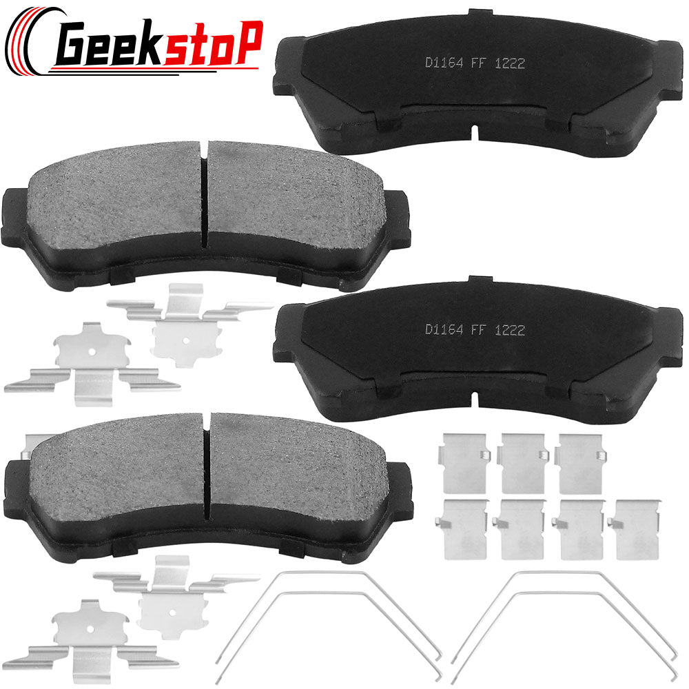 Front Ceramic Brake Pads Fusion Lincoln MKZ Zephyr Mazda 6 Milan