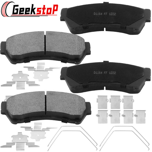 Front Ceramic Brake Pads Fusion Lincoln MKZ Zephyr Mazda 6 Milan