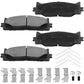 Geekstop D1293 Ceramic Front Brake Pads Toyota 2008-2018 Avalon, 2007-2017 Camry, 2013-2018 Lexus ES300H, 2007-2018 Lexus ES350 - 4pcs