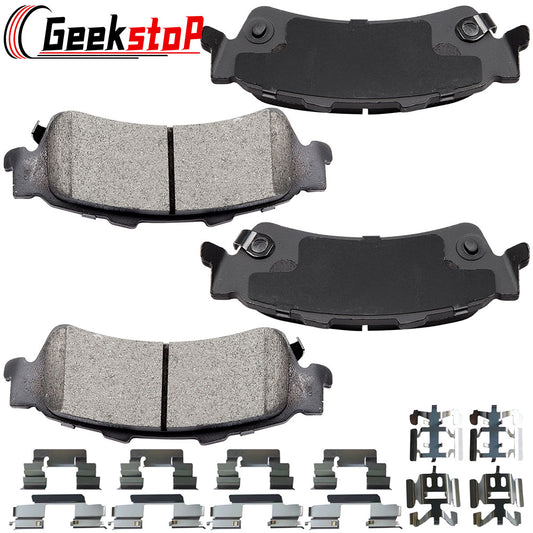 Escalade Chevy Silverado Sierra Yukon Tahoe REAR Ceramic Brake Pads