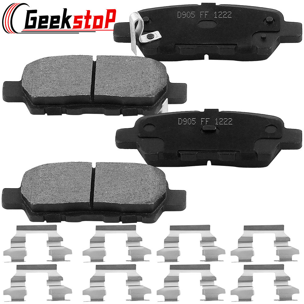 Nissan Juke Sentra Altima Murano Rogue FX35 FX45 Rear Ceramic Brake Pads