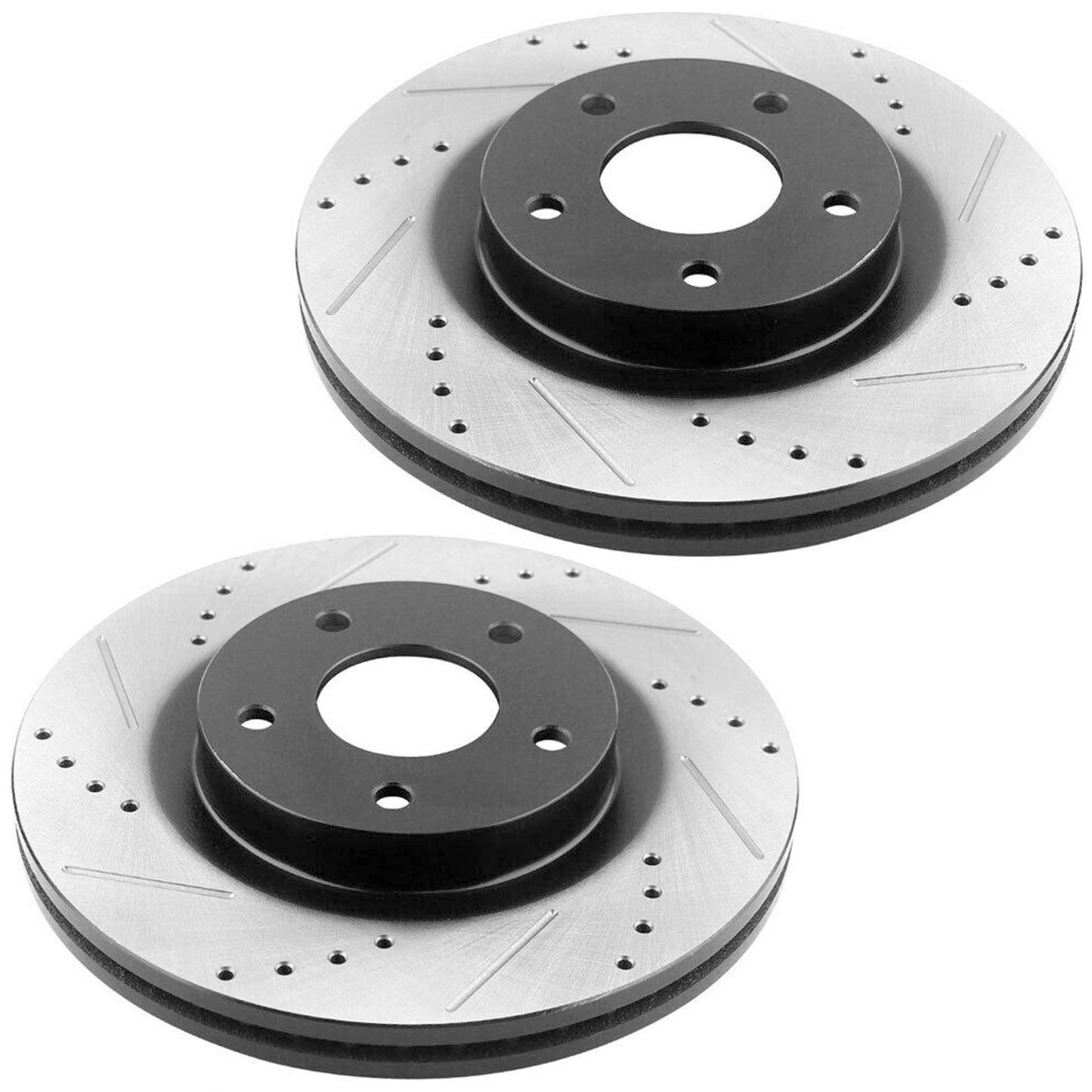 Honda Accord Acura TSX 260mm REAR Drilled Brake Rotors