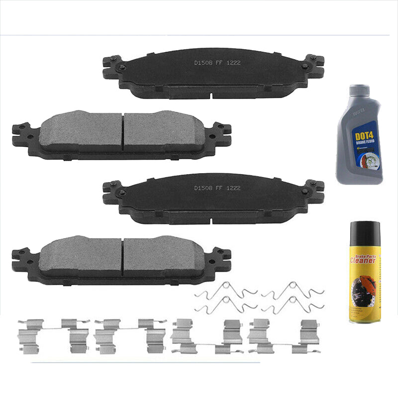 Ford Explorer Flex Taurus Lincoln MKS MKT Hardware Front Ceramic Brake Pads