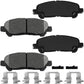 Toyota Highlander REAR Ceramic Brake Pads Hardware