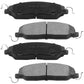 Geekstop Ceramic Front Brake Pads Kit 2011, 2012, 2013, 2014 Ford Mustang 3.7L Only- 4pcs Front Left and Right Sides - All Clips &  Included