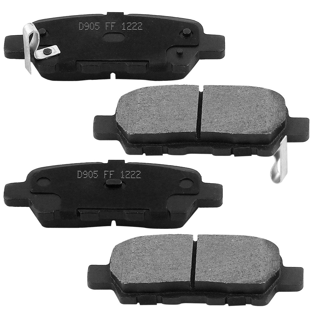 Nissan Juke Sentra Altima Murano Rogue FX35 FX45 Rear Ceramic Brake Pads