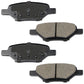 Chevy HHR Pontiac G5 G6 Saturn Ion Aura Rear Brake Rotors Ceramic Pads