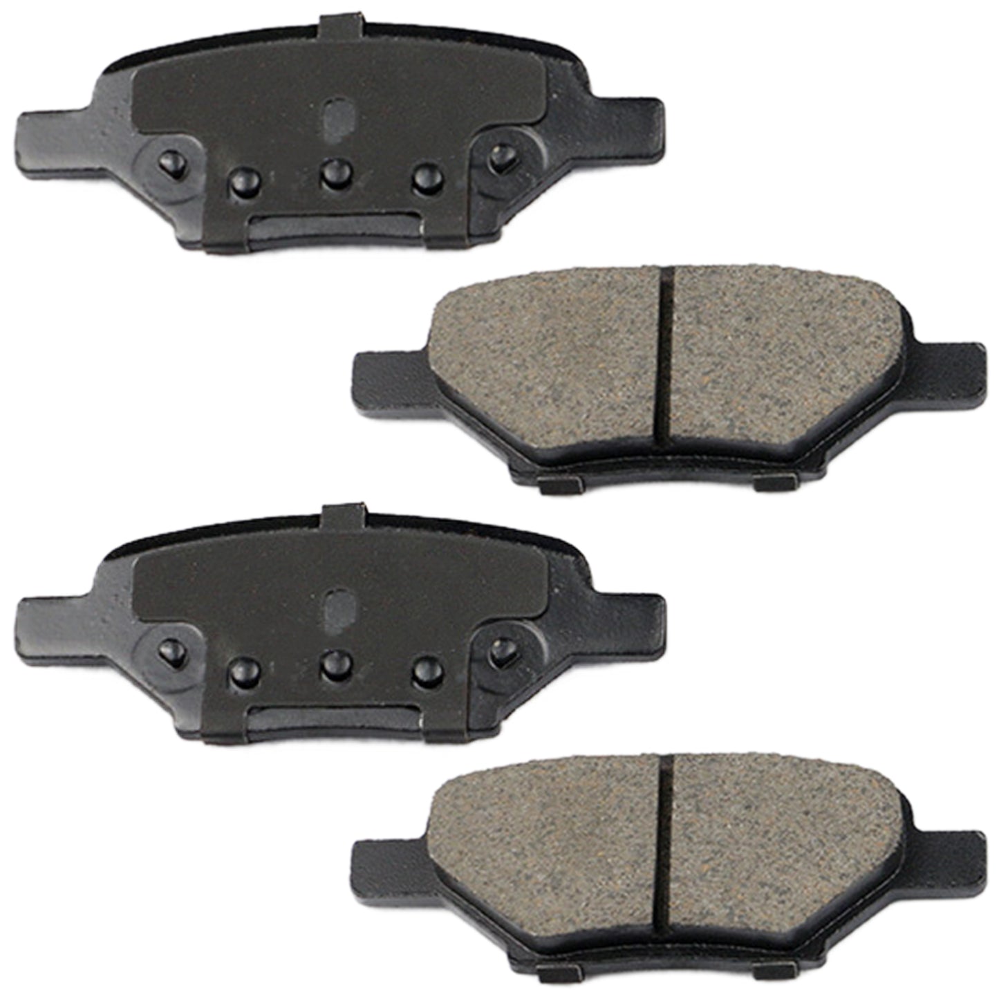 Chevy HHR Pontiac G5 G6 Saturn Ion Aura Rear Brake Rotors Ceramic Pads
