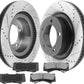 Toyota Sequoia Tundra Land Cruiser Front Brake Rotors Brake Pads