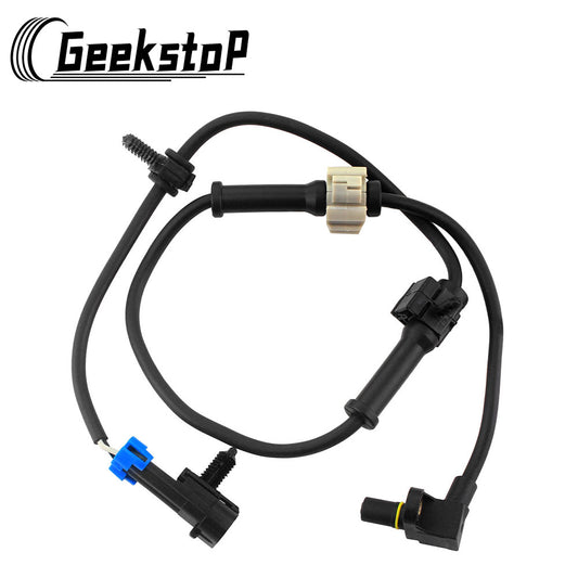 Geekstop Front ABS Sensor featuring multiple connectors, compatible with 2002-2006 Cadillac Escalade and 1999-2006 Chevrolet Silverado/Suburban 1500 and GMC Sierra 1500/Yukon.