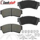 Ford Fusion MKZ Milan Mazda 6 Zephyr Front Ceramic Brake Pads Hardware