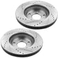 Jeep Commander Grand Cherokee Brake Kit Front Black Coat Brake Rotors