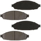 Geekstop Ceramic Front Brake Pads Kit 2003-2011 Ford Crown Victoria/ Lincoln Town Car/ Mercury Grand Marquis, 2003-2004 Mercury Marauder - 4pcs