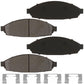 Geekstop Ceramic Front Brake Pads Kit 2003-2011 Ford Crown Victoria/ Lincoln Town Car/ Mercury Grand Marquis, 2003-2004 Mercury Marauder - 4pcs
