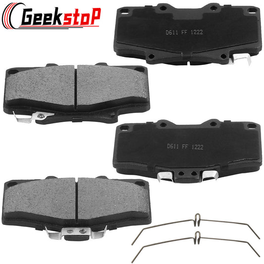 Toyota 4Runner Tacoma Front Ceramic Brake Pads Hardware