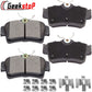 Geekstop D627 Ceramic Rear Brake Pads Kit 1994-2004 Ford Mustang-4pcs Left and Right Sides -All Clips and  Included