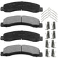 Ford Excursion F-250 F-350 Front Ceramic Brake Pads Clips