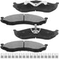 Jeep Grand Cherokee Comanche Wagoneer Wrangler Front Ceramic Brake Pads