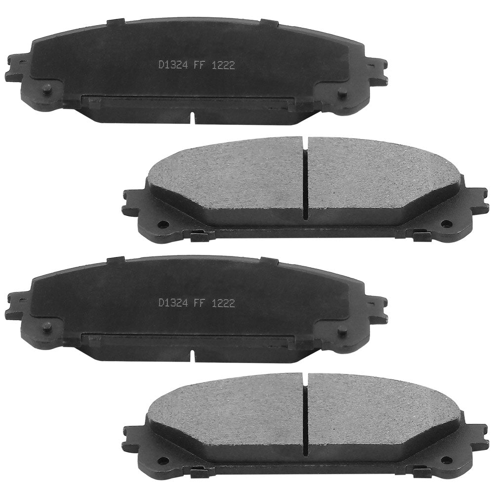 Toyota Highlander Sienna Front Drilled Rotors Brake Pads