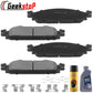 Ford Explorer Flex Taurus Lincoln MKS MKT Hardware Front Ceramic Brake Pads