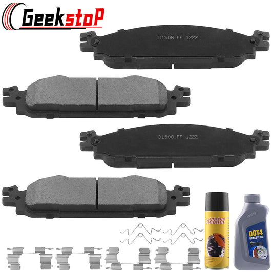 Ford Explorer Flex Taurus Lincoln MKS MKT Hardware Front Ceramic Brake Pads