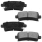 Chevy Malibu Allure Lacrosse Regal Rear Ceramic Brake Pads Hardware