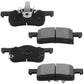 Geekstop Ceramic Rear Left and Right Brake Pads Kit 2003-2006 Ford Expedition, 2003-2006 Lincoln Navigator - 4pcs- All Clips and  Included