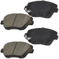 Hyundai Sonata Kia Optima Front Brake Rotors Ceramic Pads