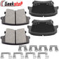 Dodge Charger Challenger Magnum 300 V6 RWD Rear Ceramic Brake Pads Hardware