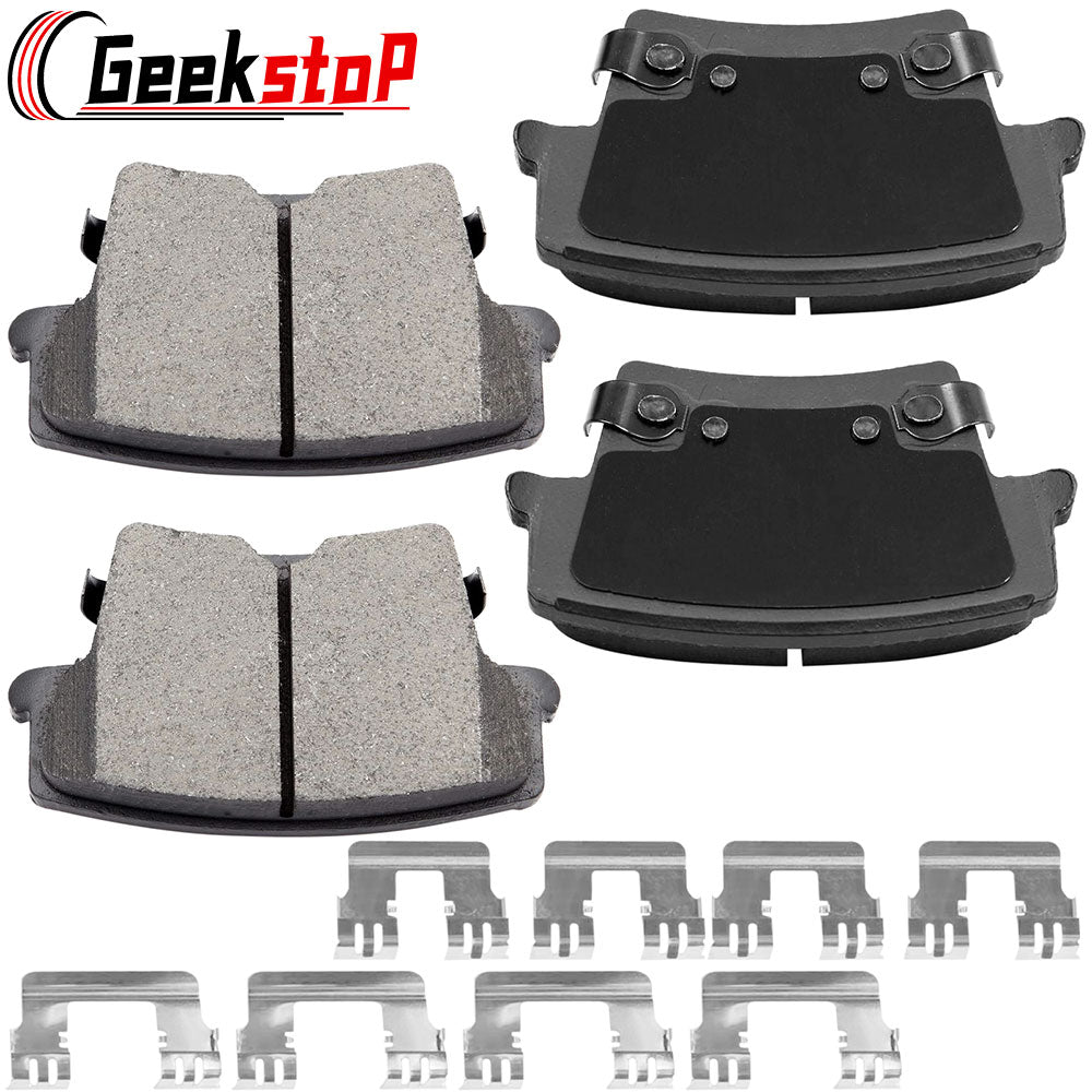 Dodge Charger Challenger Magnum 300 V6 RWD Rear Ceramic Brake Pads Hardware