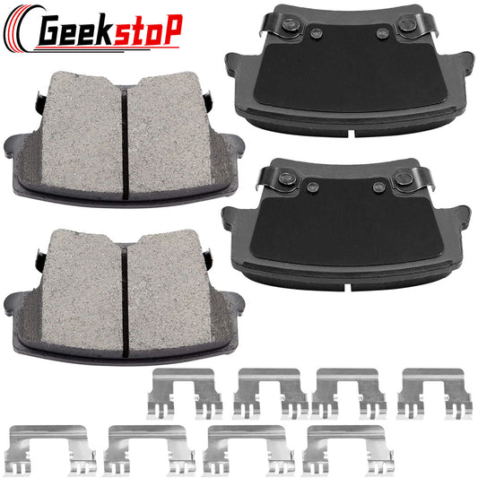 Dodge Charger Challenger Magnum 300 V6 RWD Rear Ceramic Brake Pads Hardware