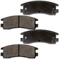 Century Regal Impala Monte Carlo Alero Grand Am Prix Rear Ceramic Brake Pads