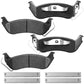 Geekstop Ceramic Rear Brake Pads Kit 2010-2011 Ford Ranger, 2003-2011 Lincoln Town Car, 2003-2011 Mercury Grand Marquis, 2003-2004 Mercury Marauder - 4pcs