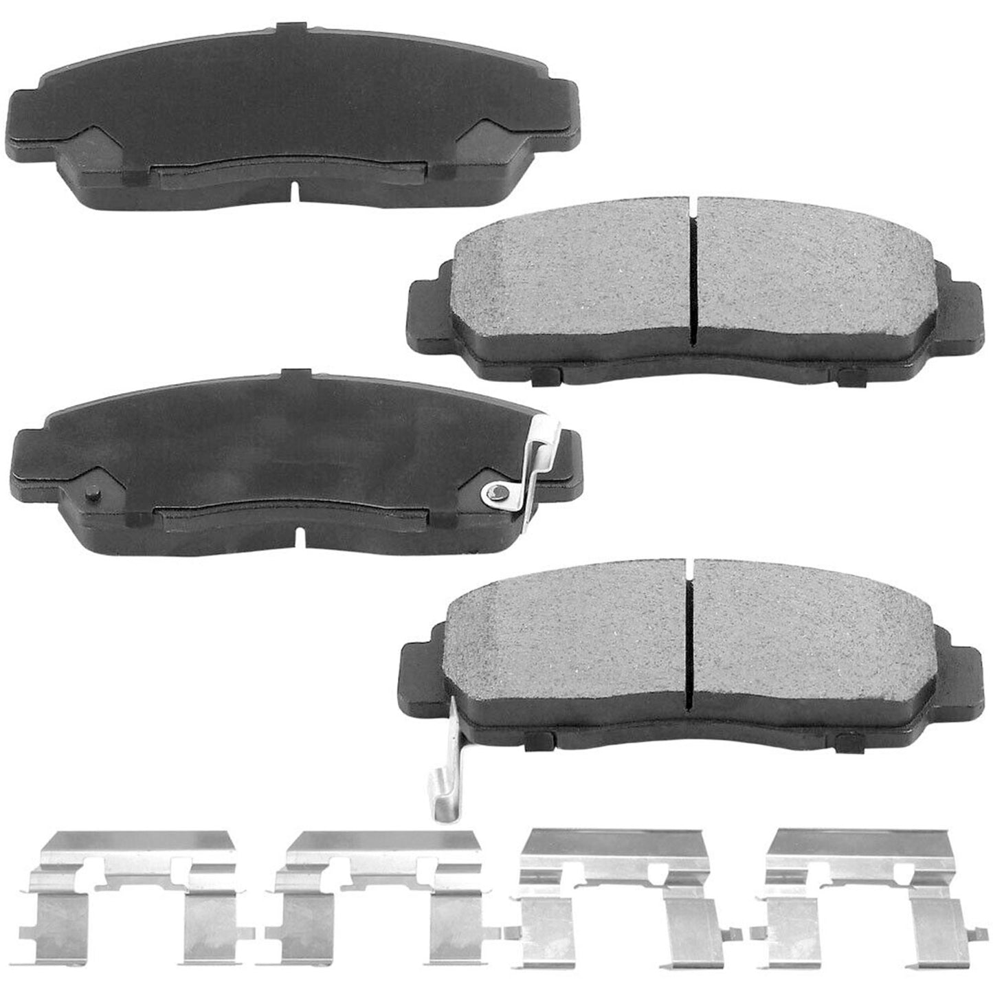 Geekstop Ceramic Rear Brake Pads Kit 1997-1999 Acura CL, 2002-2015 Honda Civic, 2011-2015 Honda CR-Z, 2007-2013 Suzuki SX4 - 4pcs