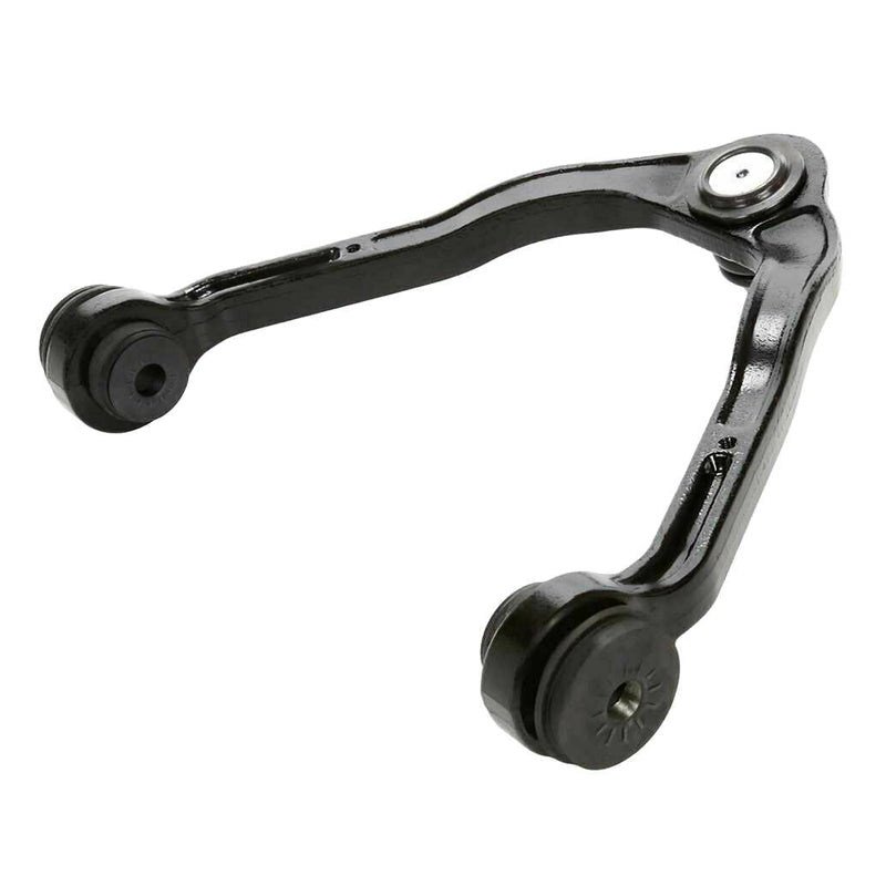 Geekstop front suspension kit featuring control arms, ball joints, sway bar links, and steering components, compatible with 2002-2006 Cadillac Escalade and 1999-2007 Chevy/GMC models.