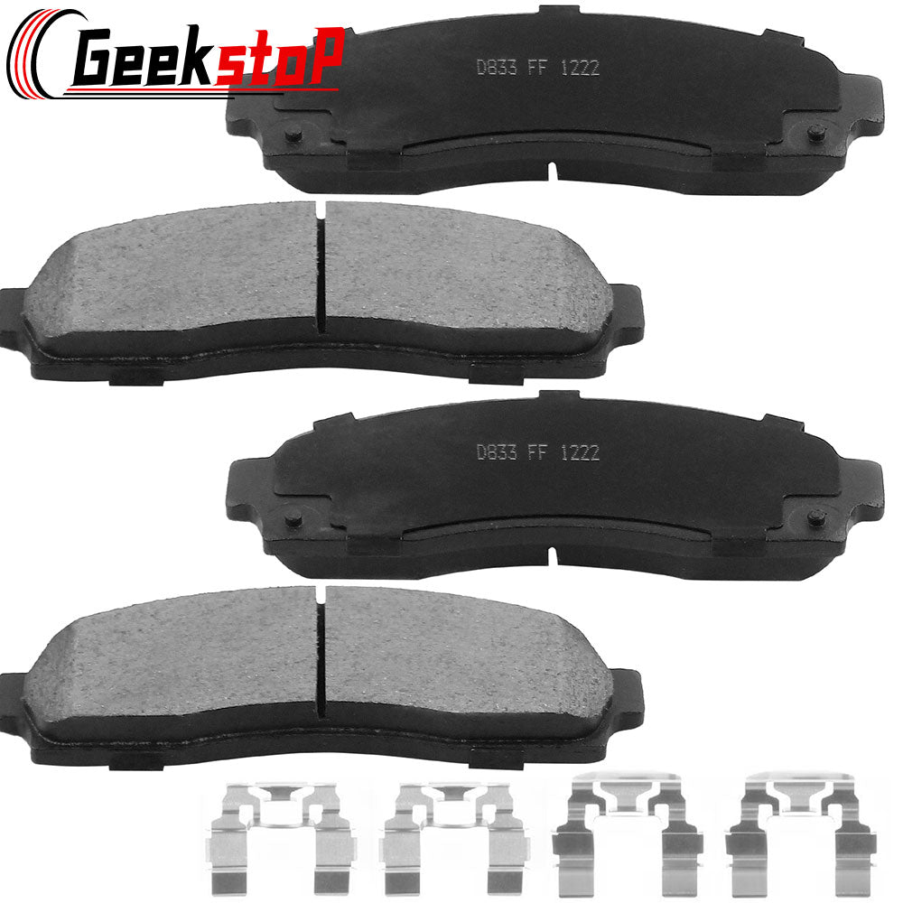 Ford Explorer Mercury Mountaineer Front Ceramic Brake Pads Clips