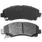 Geekstop Ceramic Front Brake Pads Kit 2009-2014 Acura TL All Models; 2006-2011 Honda Ridgeline All Models - 4pcs - All Clips & Included