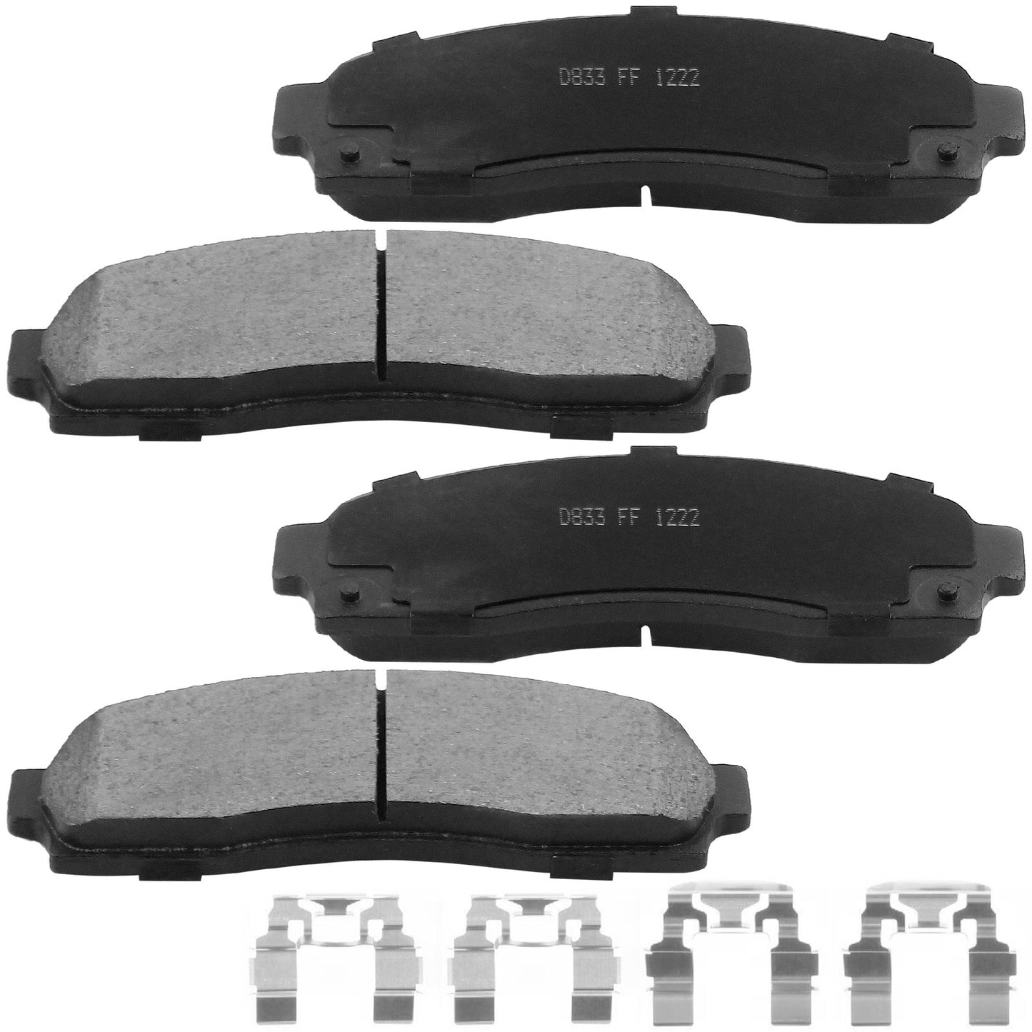 Ford Explorer Mercury Mountaineer Front Ceramic Brake Pads Clips