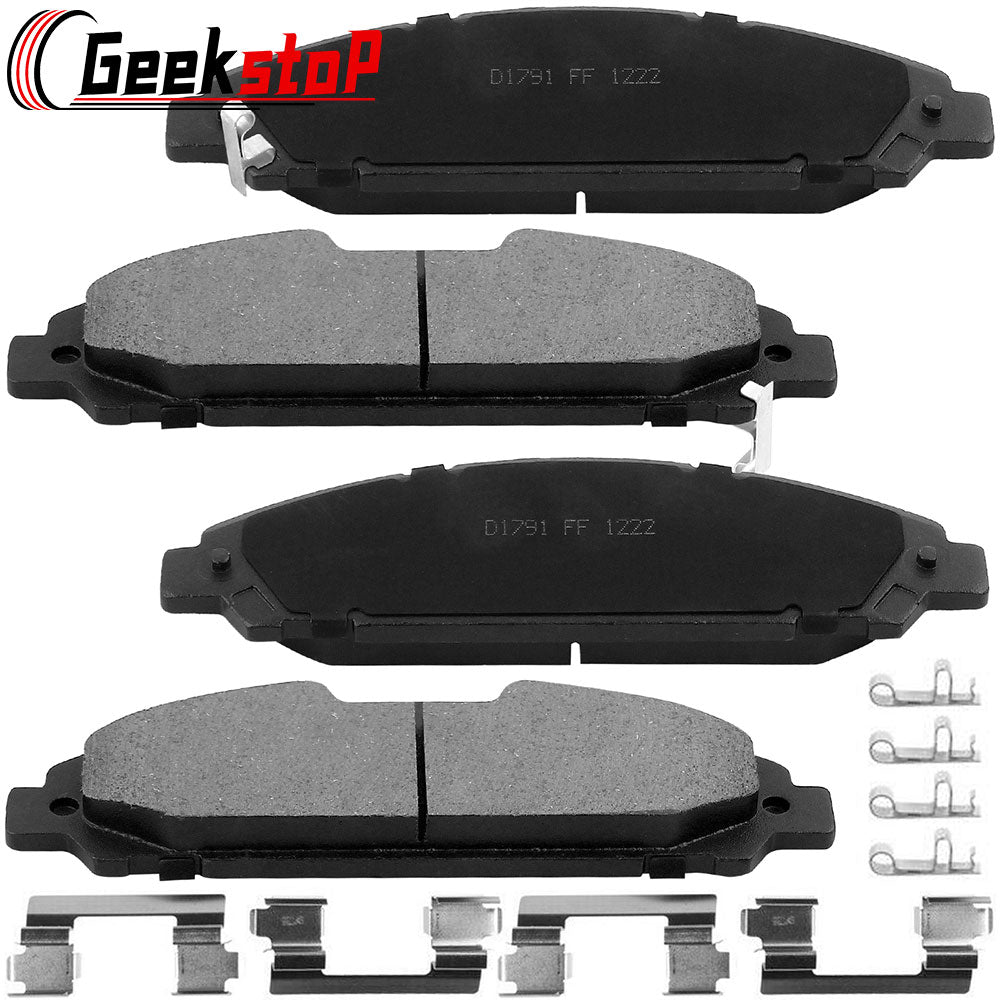 Geekstop Ceramic Front Brake Pads Kit 2015-2020 Ford Mustang -4pc