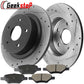 Chevy HHR Pontiac G5 G6 Saturn Ion Aura Rear Brake Rotors Ceramic Pads