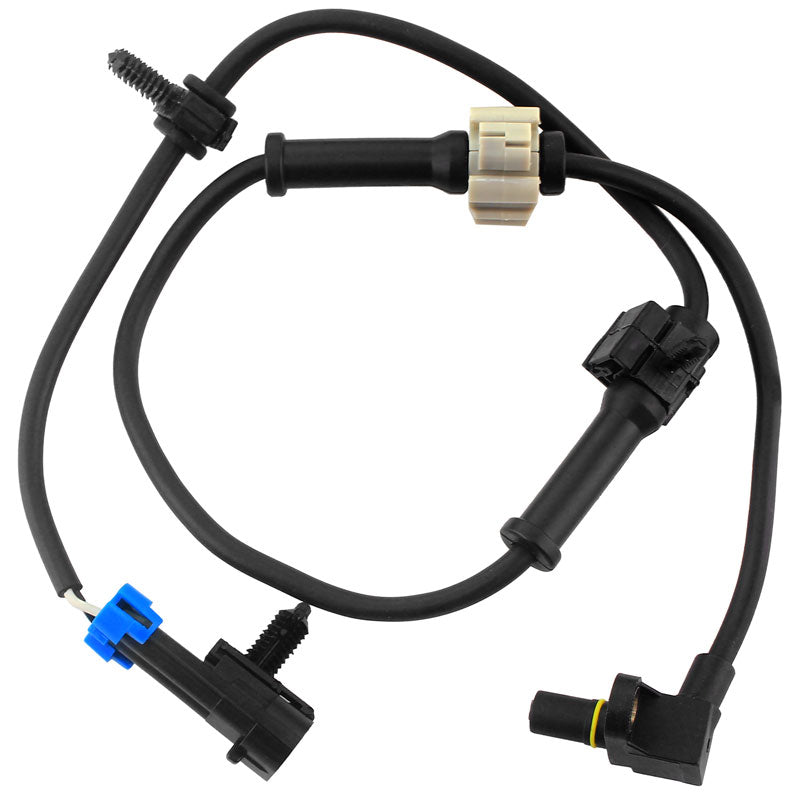 Geekstop Front ABS Sensor featuring multiple connectors, compatible with 2002-2006 Cadillac Escalade and 1999-2006 Chevrolet Silverado/Suburban 1500 and GMC Sierra 1500/Yukon.