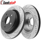 Dodge Ram 1500 Rear Drilled Brake Disc Drilled Rotors