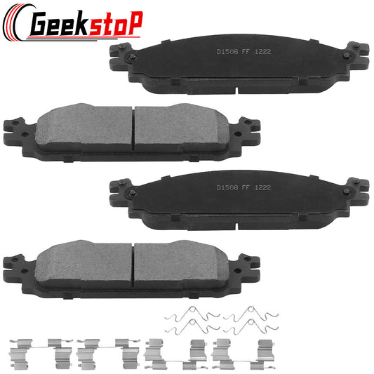 Ford Explorer Flex Taurus Lincoln Front Ceramic Brake Pads Hardware
