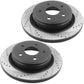 Dodge Ram 1500 Rear Drilled Brake Disc Drilled Rotors