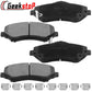 Chrysler, Dodge Grand Caravan, Jeep Wrangler (08-16) Front Ceramic Pads