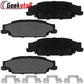 Geekstop Ceramic Rear Brake Pads Kit 2003-2007 Cadillac CTS, 2005-2011 Cadillac STS, 2005-2008 Pontiac Grand Prix (GXP Models ONLY) - 4pcs