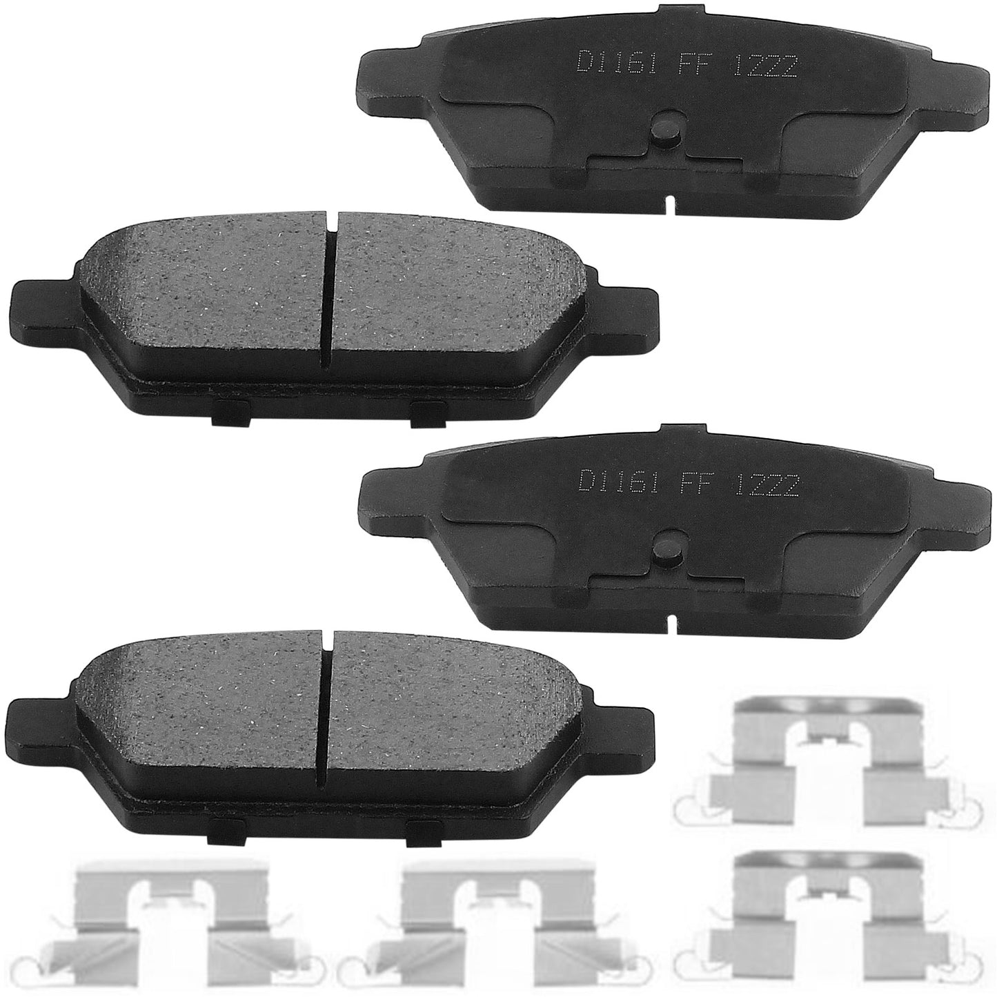 Ford Fusion Lincoln Mkz Zephyr Mazda 6 Front Ceramic Brake Pads