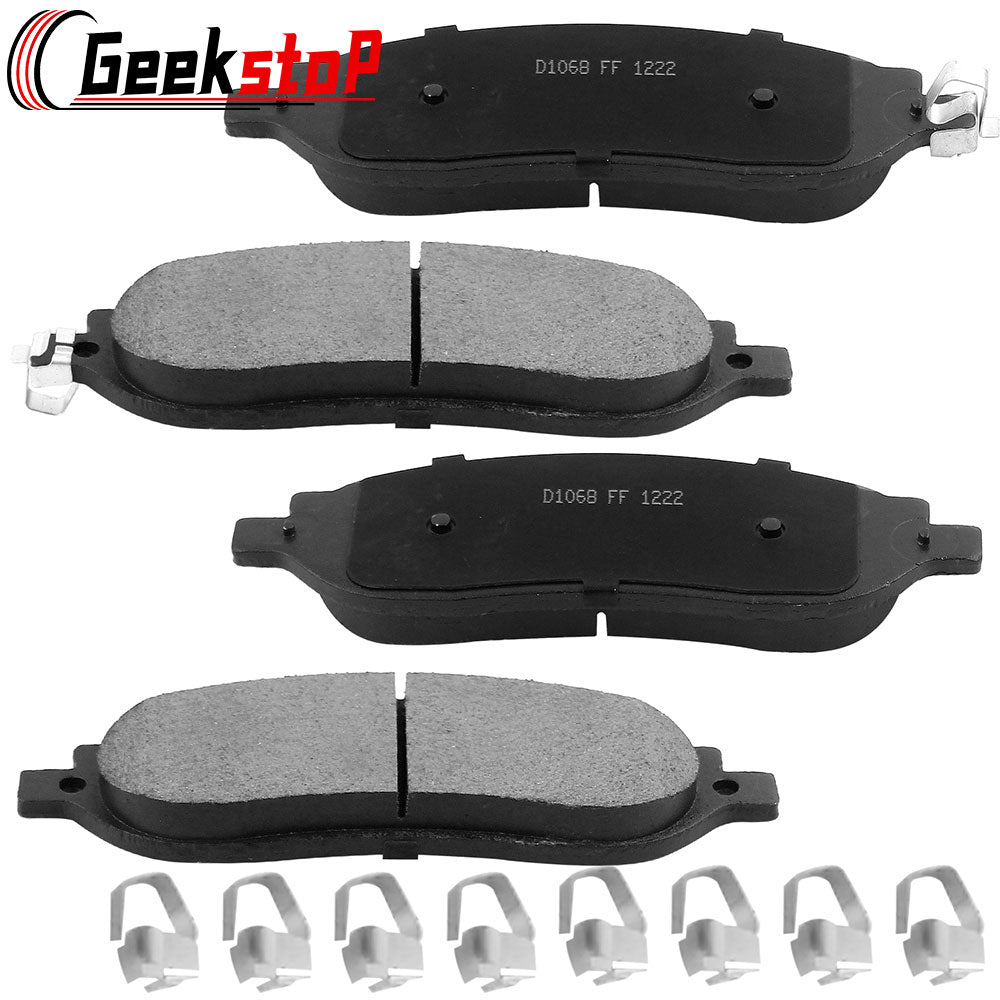 Ford F-250 F-350 Super Duty Rear Ceramic Brake Pads Hardware